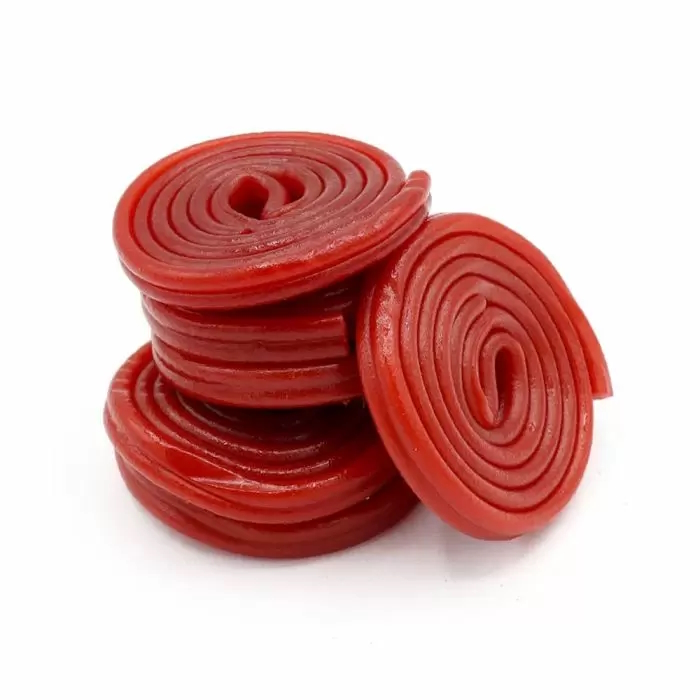 Strawberry Red Liquorice Wheels Pick & Mix Sweets Damel 100g